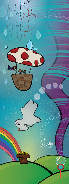 "Up in the Air!" Buellton's Community Art Project "Up in the Air!" - Sharknado