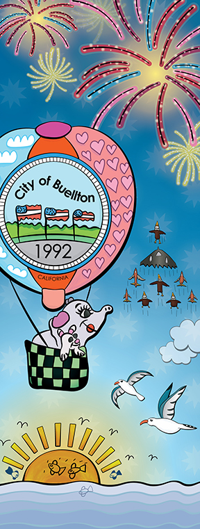 "Up in the Air!" Buellton's Community Art Project "Up in the Air!" - Above the Sea